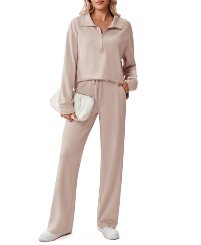 cloudy quarter zip set